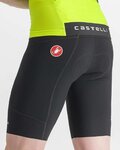 CASTELLI Rövid kerékpáros nadrág kantár nélkül - RIDE - RUN SHORT - fekete
