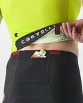 CASTELLI Rövid kerékpáros nadrág kantár nélkül - RIDE - RUN SHORT - fekete