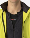 CASTELLI Kerékpáros dzseki béléssel - ALPHA FLIGHT ROS - sárga