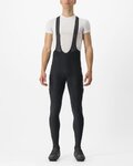 CASTELLI Hosszú kerékpáros nadrág kantárral - UNLIMITED THERMAL - fekete