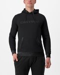 CASTELLI póló - LOGO HOODIE - fekete