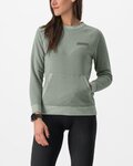 CASTELLI póló - LOGO W SWEATSHIRT - világoszöld