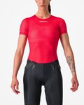 CASTELLI Rövid ujjú kerékpáros póló - PRO MESH W - piros
