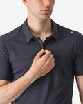 CASTELLI póló - MERINO POLO - antracit