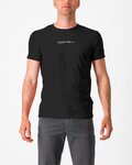 CASTELLI Rövid ujjú kerékpáros póló - CLASSICO - fekete