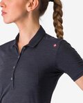 CASTELLI póló - MERINO W POLO - fekete