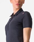 CASTELLI póló - MERINO W POLO - fekete