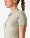 CASTELLI póló - MERINO W POLO - zöld