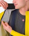 CASTELLI Kerékpáros dzseki béléssel - PERFETTO AIR - sárga