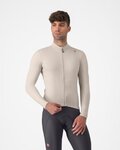 CASTELLI Hosszú ujjú kerékpáros mez - ESPRESSO THERMAL - szürke