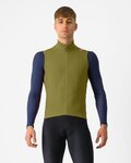CASTELLI Kerékpáros mellény - ESPRESSO VEST - zöld