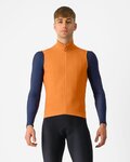 CASTELLI Kerékpáros mellény - ESPRESSO VEST - narancssárga