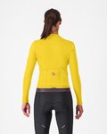 CASTELLI Hosszú ujjú kerékpáros mez - ESPRESSO THERMAL W - sárga