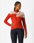 CASTELLI Hosszú ujjú kerékpáros mez - UNLIMITED THERMAL 2 W - piros