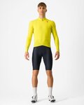 CASTELLI Hosszú ujjú kerékpáros mez - AERO RACE - sárga