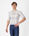 CASTELLI Rövid ujjú kerékpáros mez - CLIMBER´S A/C - ezüst/szürke
