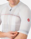 CASTELLI Rövid ujjú kerékpáros mez - CLIMBER´S A/C - ezüst/szürke