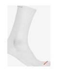CASTELLI Klasszikus kerékpáros zokni - A/C 18 - fehér