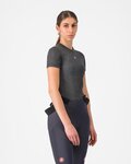 CASTELLI Rövid ujjú kerékpáros póló - MEDIO BASE LAYER W - szürke