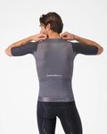 CASTELLI Rövid ujjú kerékpáros mez - AERO RACE 8S - szürke