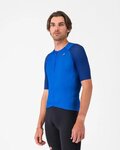 CASTELLI Rövid ujjú kerékpáros mez - AERO RACE 8S - kék