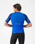 CASTELLI Rövid ujjú kerékpáros mez - AERO RACE 8S - kék
