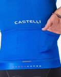 CASTELLI Rövid ujjú kerékpáros mez - AERO RACE 8S - kék