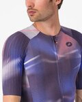 CASTELLI Rövid ujjú kerékpáros mez - AERO RACE 8S - lila