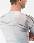 CASTELLI Rövid ujjú kerékpáros mez - AERO RACE 8S - ezüst