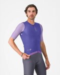 CASTELLI Rövid ujjú kerékpáros mez - CORRETTO - lila