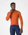 CASTELLI Hosszú ujjú kerékpáros mez nyári - ESPRESSO 2 LS - piros