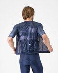 CASTELLI Rövid ujjú kerékpáros mez - CLIMBER'S A/C - kék