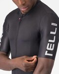 CASTELLI Rövid ujjú kerékpáros mez - ENTRATA APEX - fekete