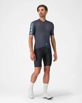 CASTELLI Rövid ujjú kerékpáros mez - ENTRATA APEX - kék