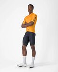 CASTELLI Rövid ujjú kerékpáros mez - ENTRATA APEX - narancssárga