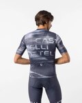 CASTELLI Rövid ujjú kerékpáros mez - STRATUS LOGO - kék