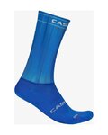 CASTELLI Klasszikus kerékpáros zokni - FAST FEET 4 - kék