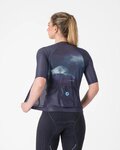 CASTELLI Rövid ujjú kerékpáros mez - CLIMBER'S A/C W - lila