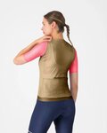 CASTELLI Rövid ujjú kerékpáros mez - CORRETTO W - arany/rózsaszín
