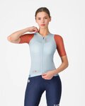 CASTELLI Rövid ujjú kerékpáros mez - CORRETTO W - kék/piros