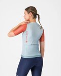 CASTELLI Rövid ujjú kerékpáros mez - CORRETTO W - kék/piros