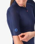 CASTELLI Rövid ujjú kerékpáros mez - ESPRESSO 2 W - kék