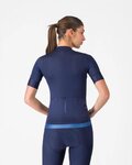 CASTELLI Rövid ujjú kerékpáros mez - ESPRESSO 2 W - kék
