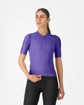 CASTELLI Rövid ujjú kerékpáros mez - ESPRESSO 2 W - lila