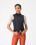 CASTELLI Kerékpáros mellény - ESPRESSO 2 W - fekete