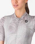 CASTELLI Rövid ujjú kerékpáros mez - COSMIC VORTEX - szürke