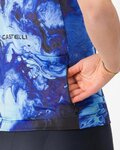 CASTELLI Rövid ujjú kerékpáros mez - COSMIC VORTEX - kék