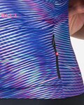 CASTELLI Rövid ujjú kerékpáros mez - COSMIC VORTEX - lila