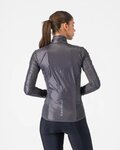 CASTELLI Kerékpáros szélálló dzseki - ARIA SHELL 2 W - szürke