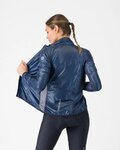 CASTELLI Kerékpáros szélálló dzseki - ARIA SHELL 2 W - kék